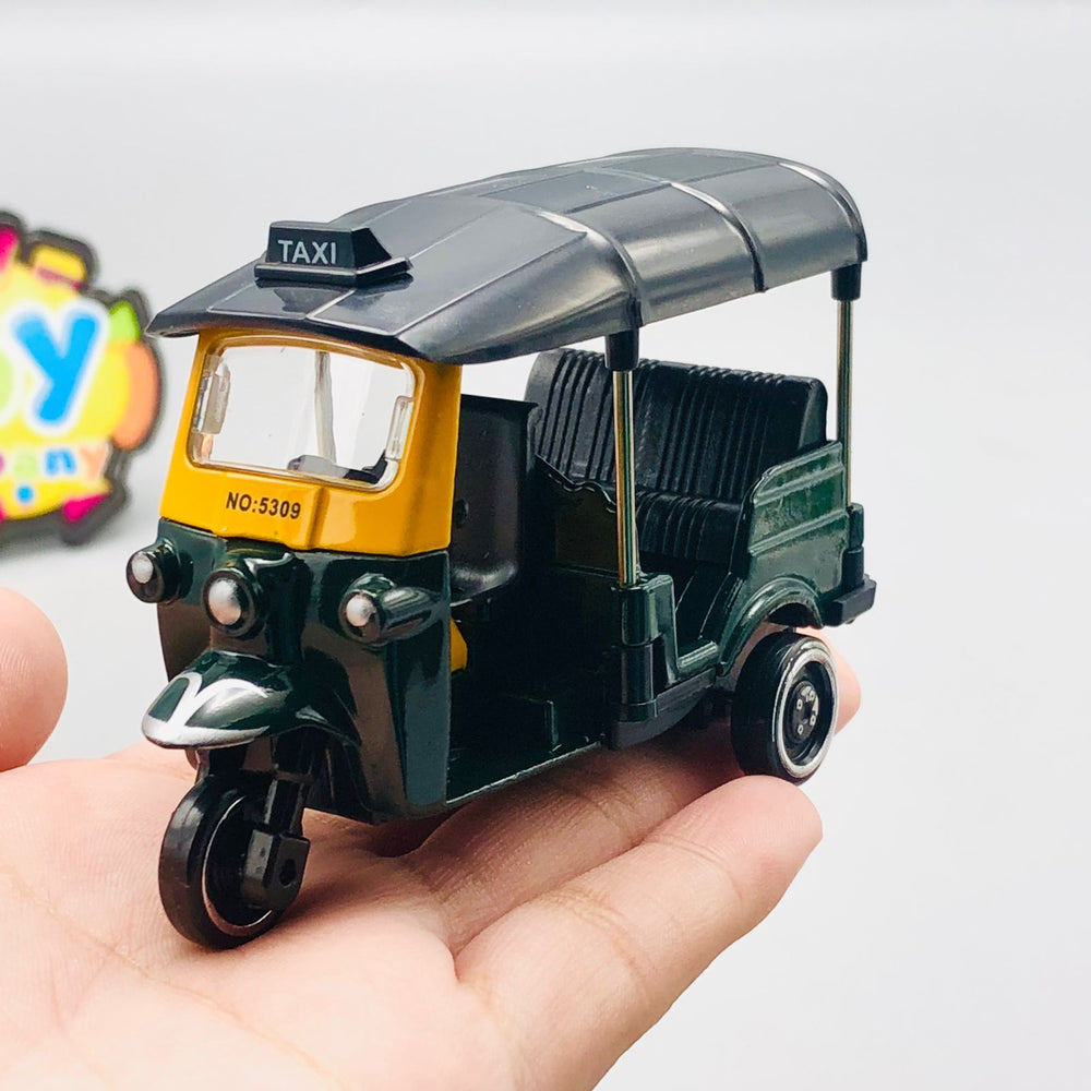 1:43 Diecast Mini Auto Rickshaw Model