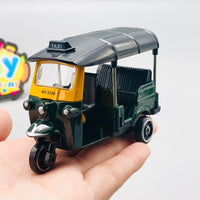 1:43 Diecast Mini Auto Rickshaw Model