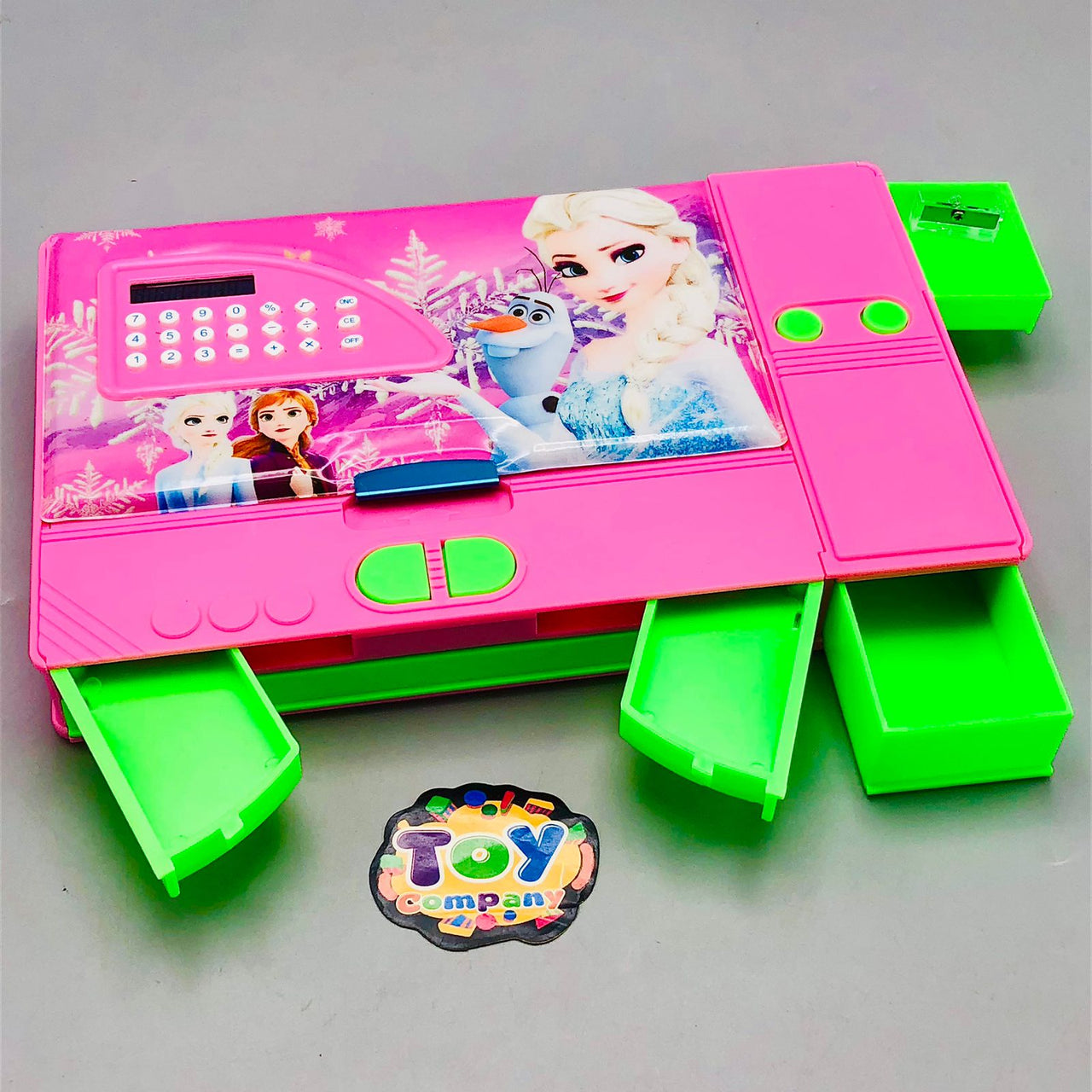Jumbo Geometry Box With Calculator For Girls - Assortment