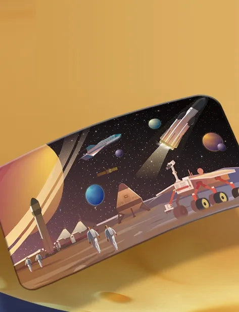 Electric Orbital Space Track Set With Cars & Map