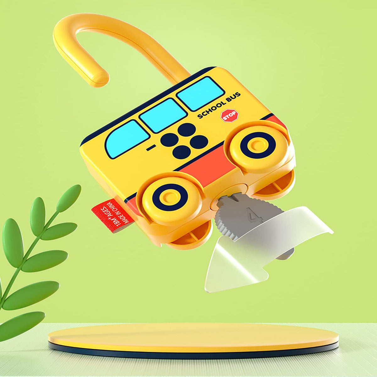 6Pcs Unlock Cars Push Toy with Keys