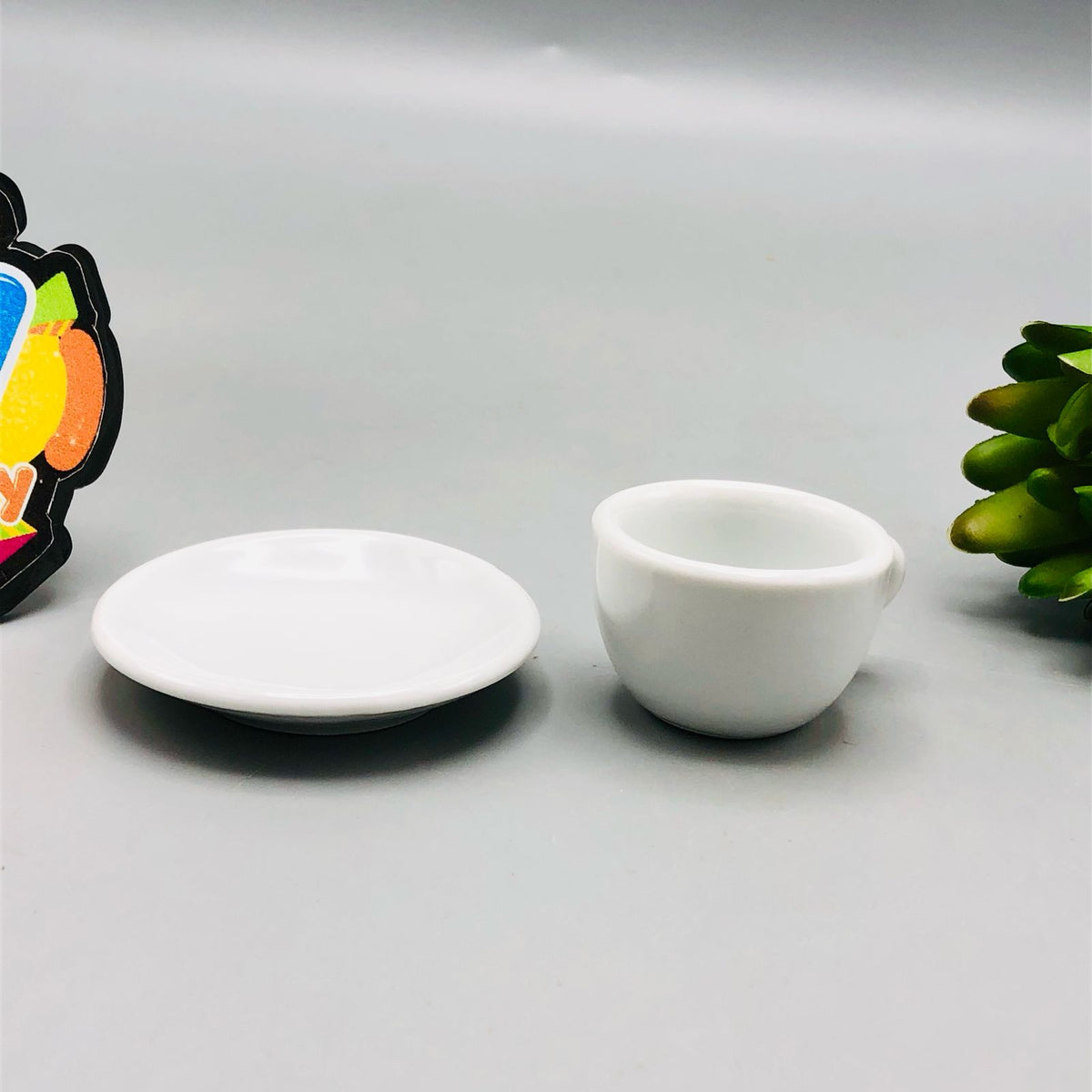 DIY Ceramic Painting Tea Party Play Set - 6Pcs