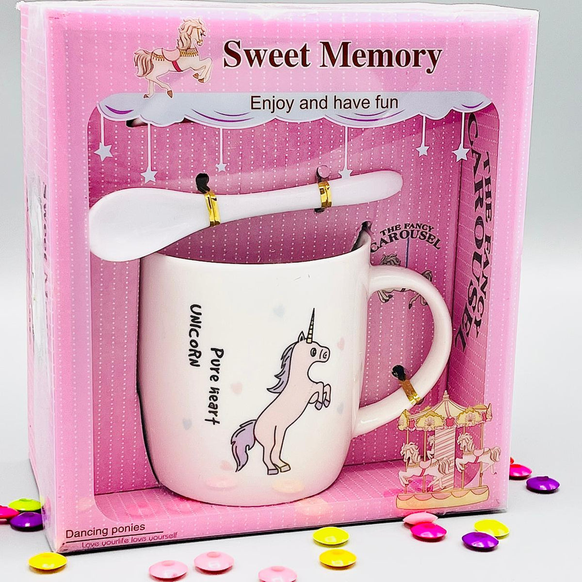 Ceramic Mug Set - Unicorn