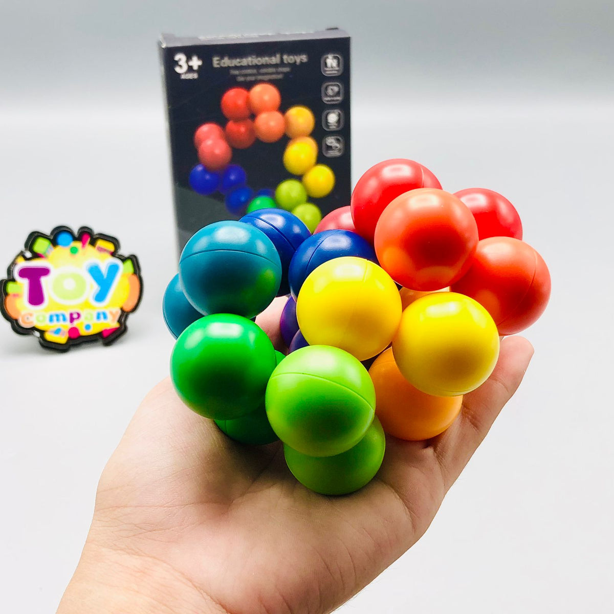 Montessori Rainbow Twisting Magic Puzzle Balls