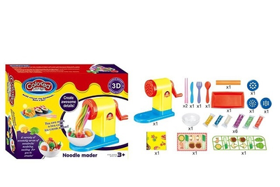 21Pcs DIY Manual Colored Clay Noodle Maker Machine