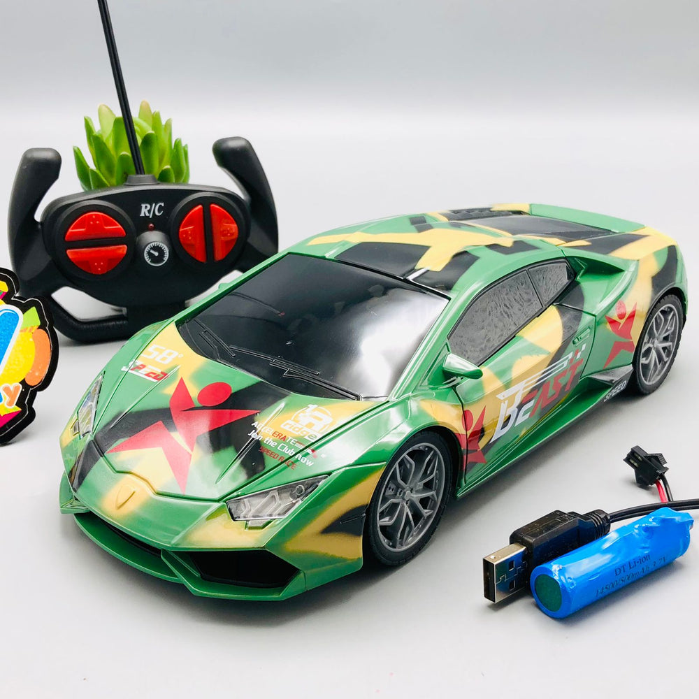 Remote Control Rechargeable Explosion Racing Car