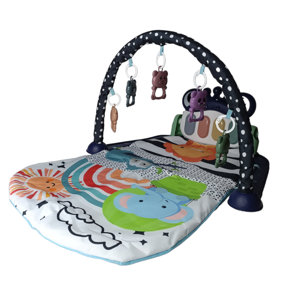 Toddlers Pedal Piano Play Gym - Navy Fawn