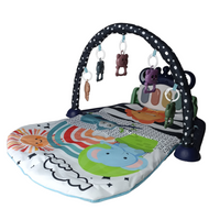 Toddlers Pedal Piano Play Gym - Navy Fawn