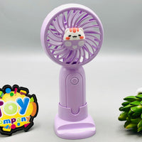Rechargeable Cute Cartoon Themed Handheld & Desktop Fan