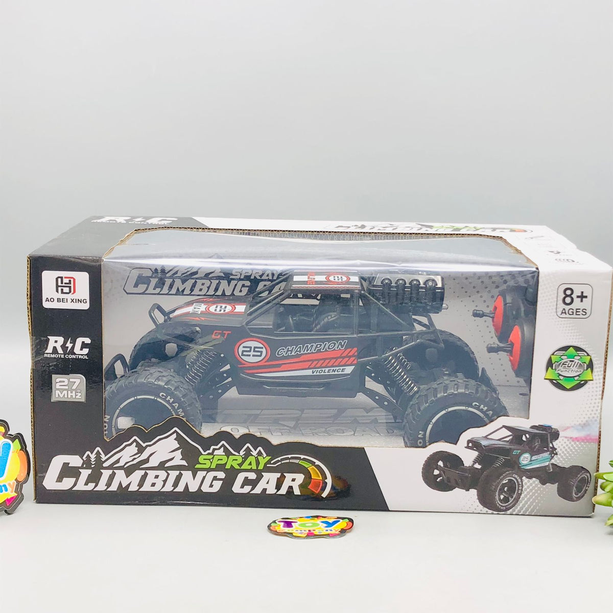27MHz RC Climbing Off-Road Spray Truck