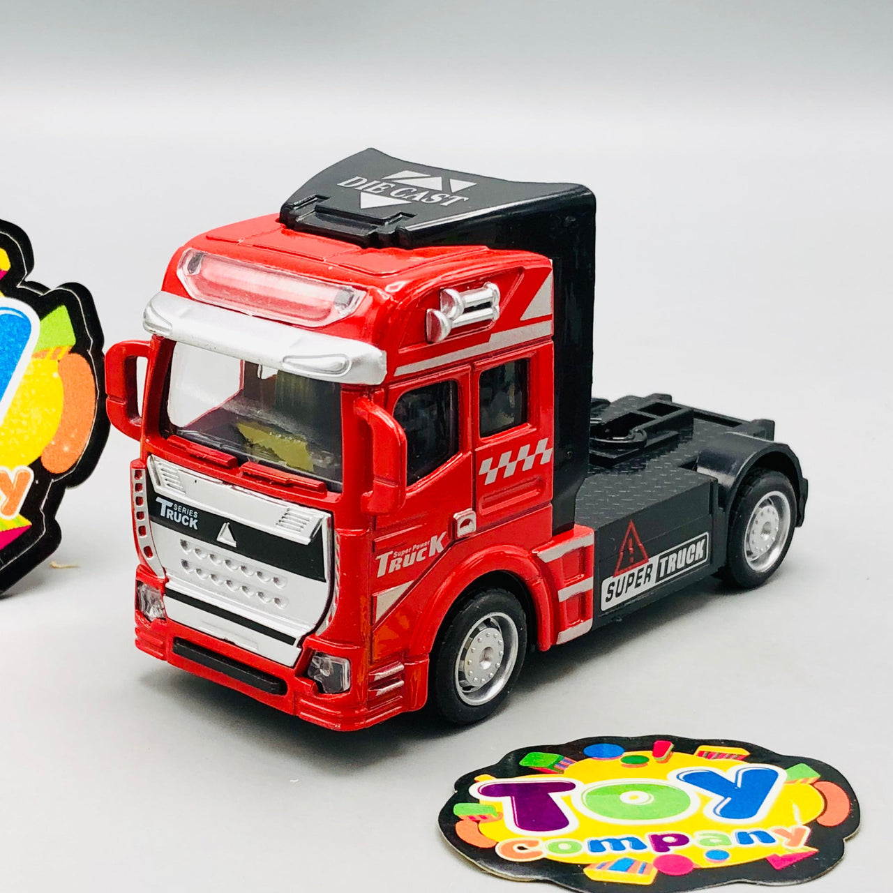 Diecast Car Carrier Truck With Trailer - 3Pcs Cars