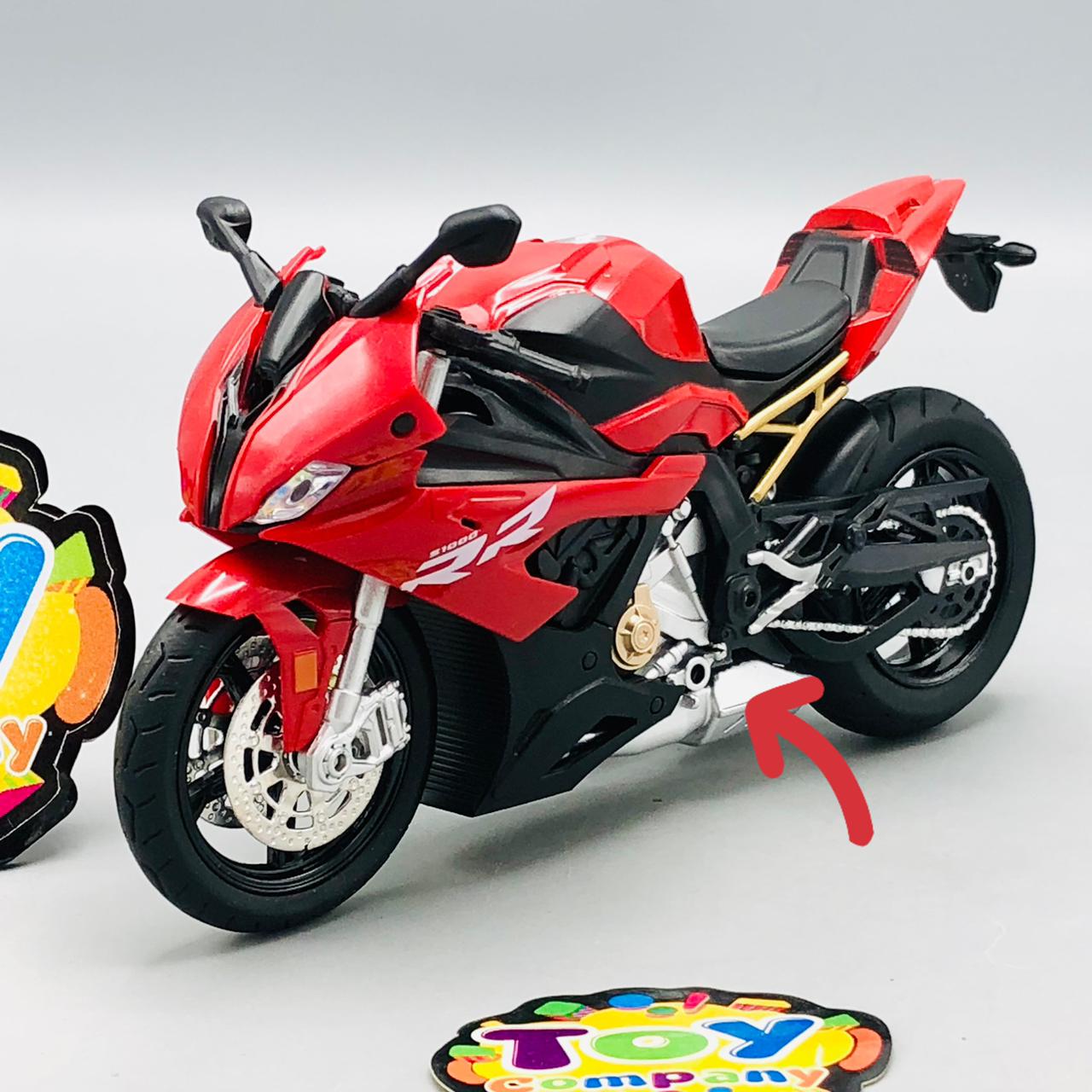 1:12 Diecast Metal Honda RR Model Bike - Without Stand