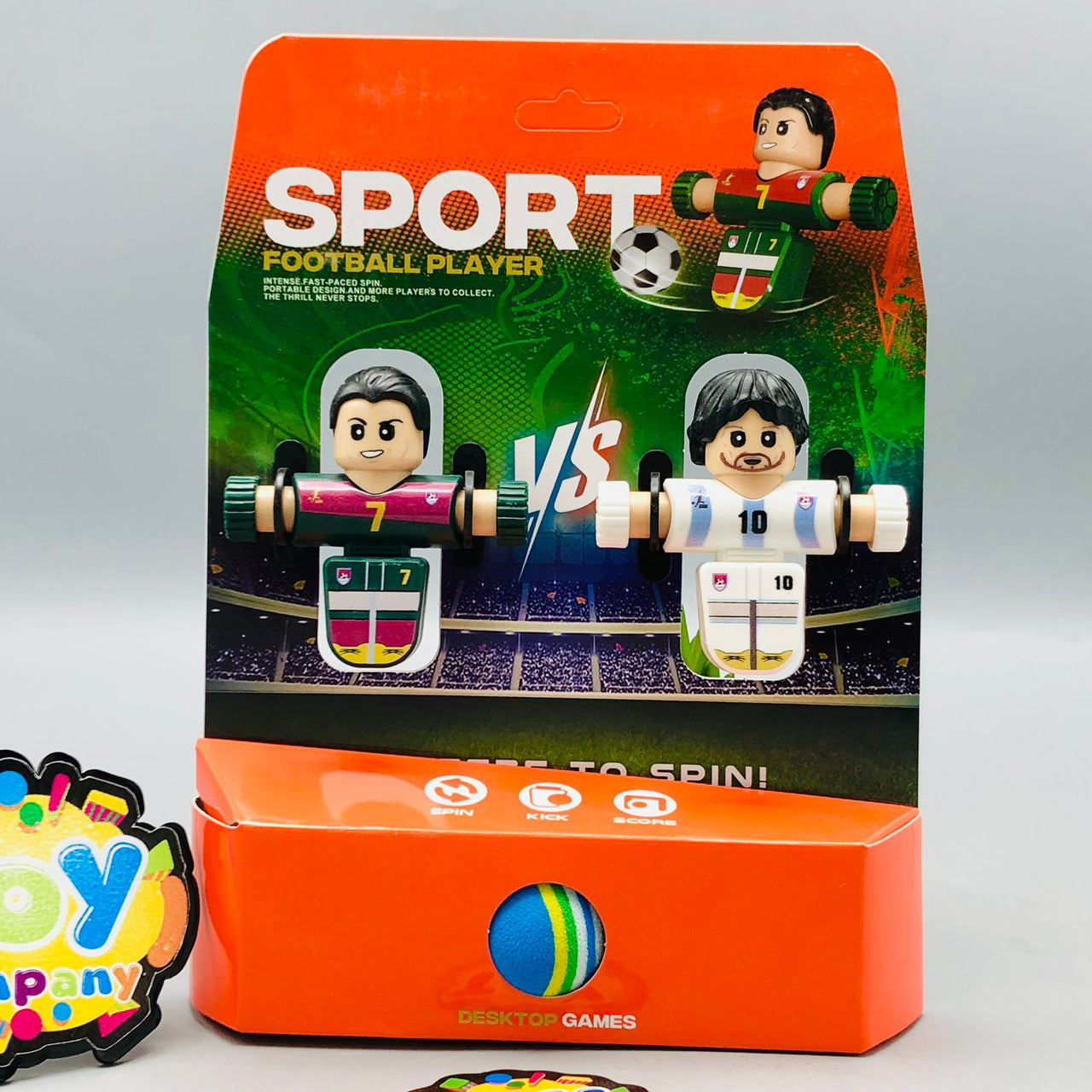 Football Squeeze To Spin Tabletop Game