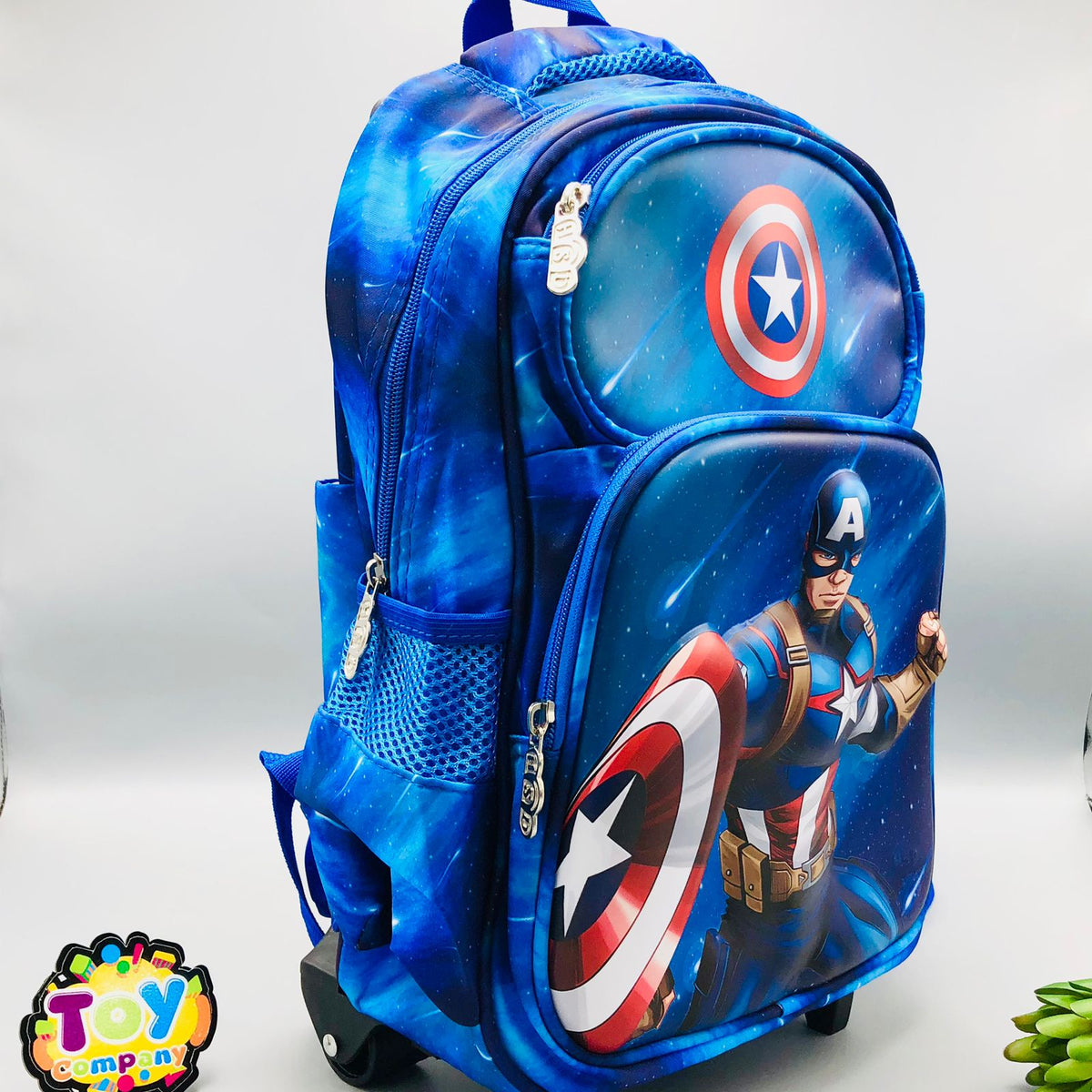 13* Inches Premium Captain America Trolley School Bag