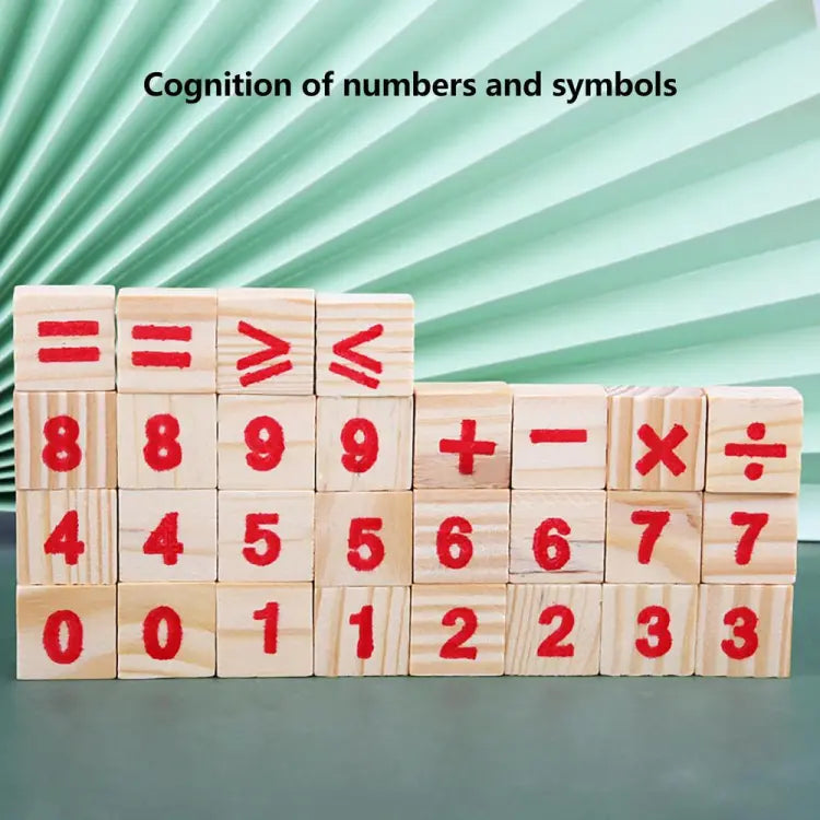 Wooden Abacus Study Calculation Blocks