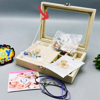 38Pcs DIY Pandora Jewellery Beads Set With Gift Bag - Minor Fault