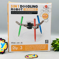 3in1 DIY Auto Graffiti Doodling Robot Kit