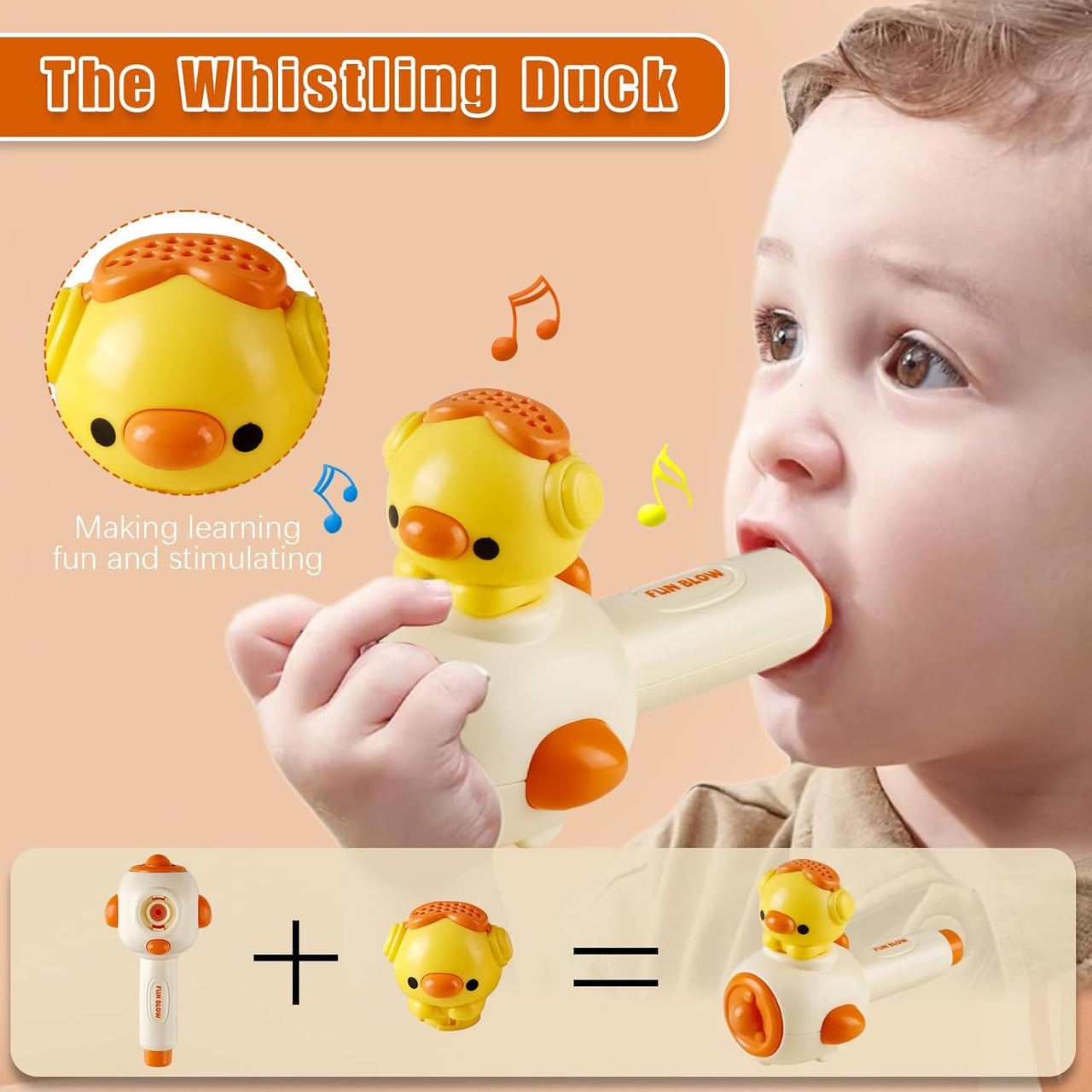 3in1 Kids Multi-functional Balloon Blowing Toy
