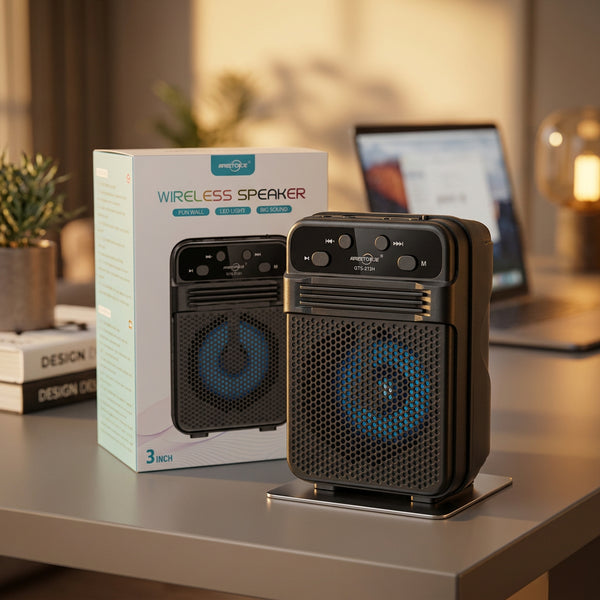 3inch Portable Wireless Speaker Light & Sound 