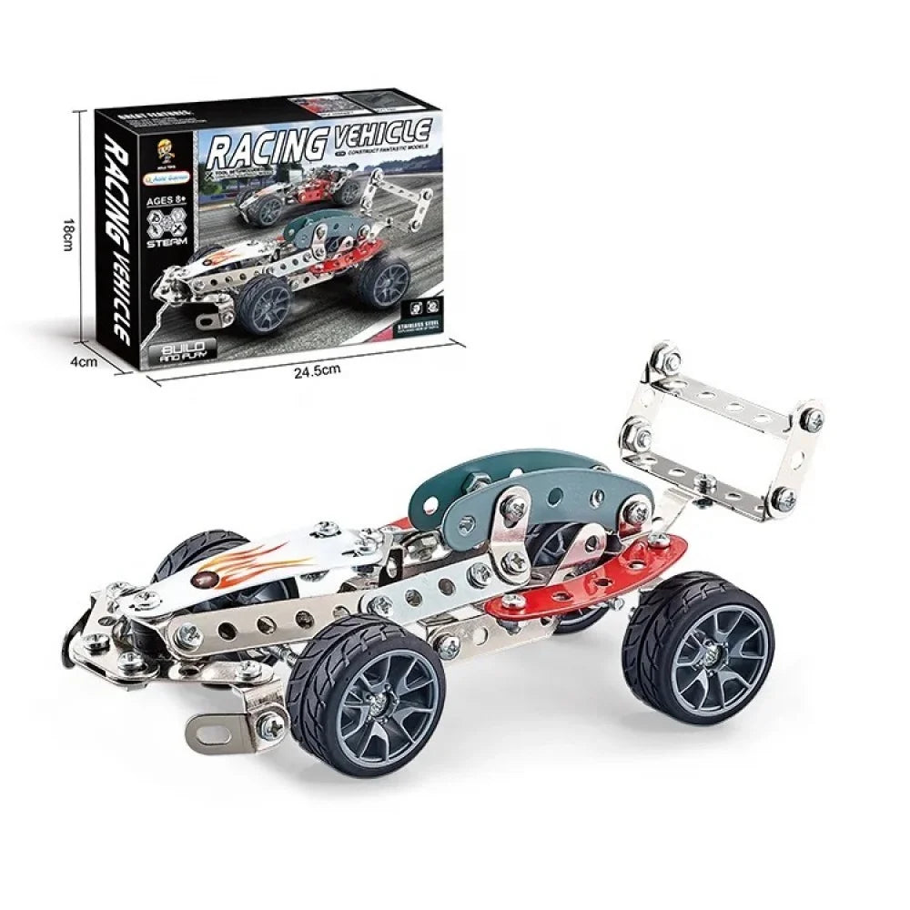 105Pcs DIY Tech Bricks Racing Car