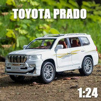 1:24 Diecast Toyota Prado Model Car With Smoke