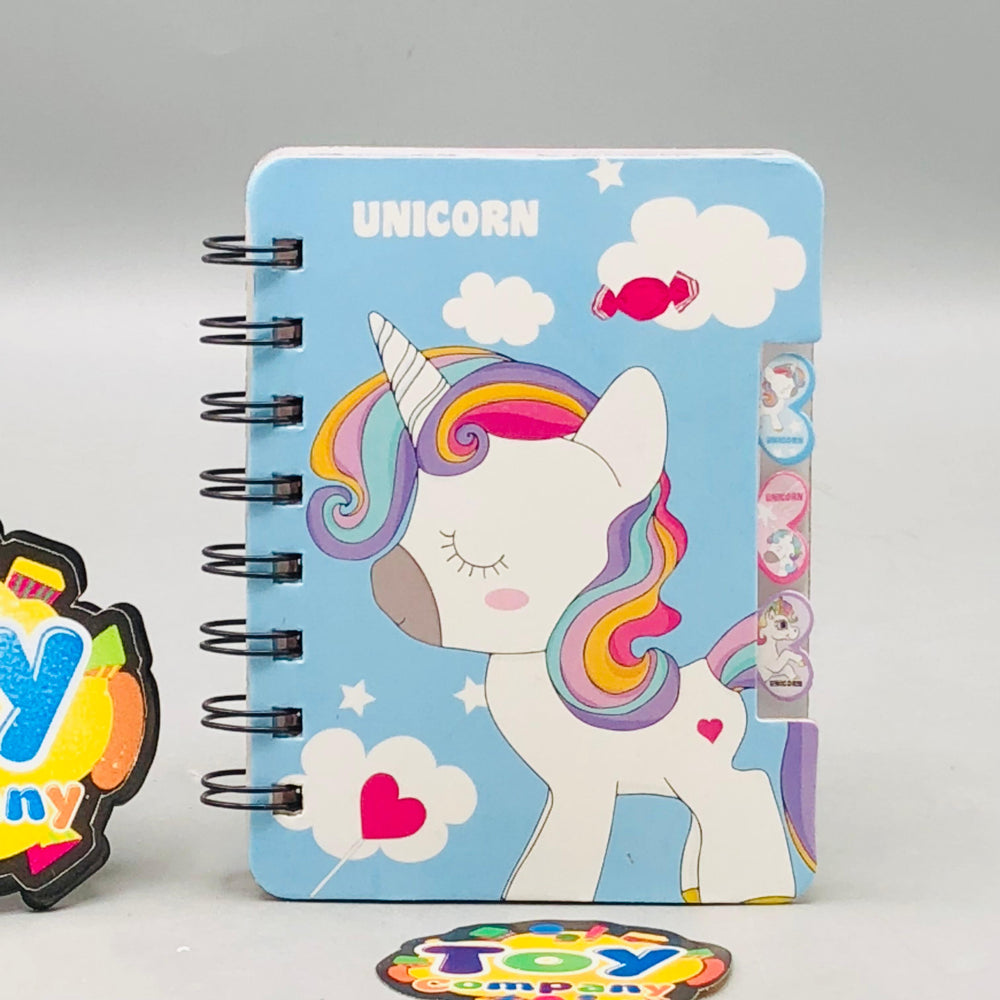 4.5" Unicorn Mini Pocket Diary - 1Pc