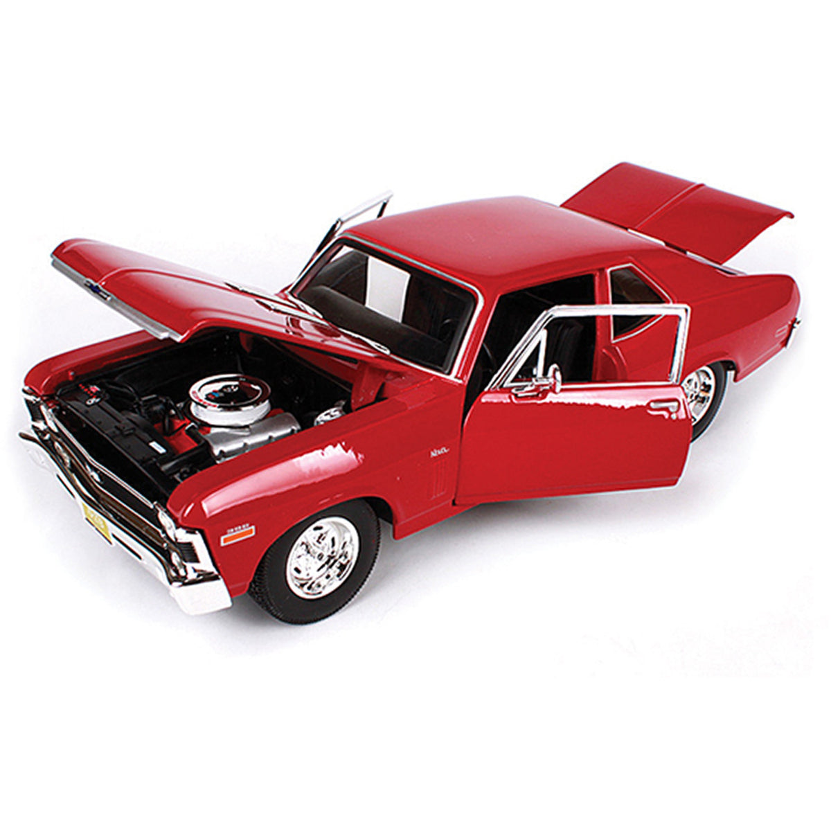 Maisto 1:18 Diecast 1970 Chevrolet Nova Ss Coupe - Red