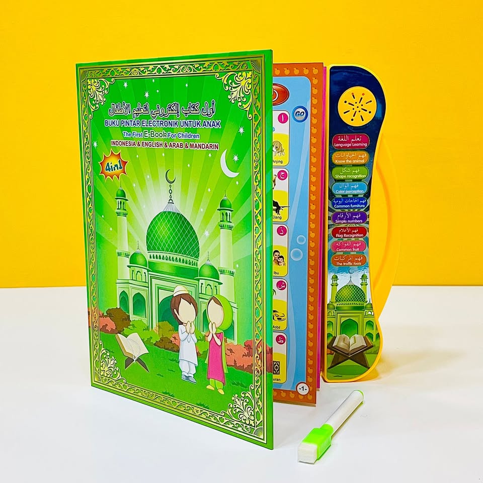 4 in 1 Learning Book For Kids