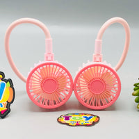 Rechargeable Simple & Stylish Three Speed Neck Fan