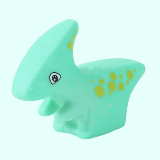 6Pcs Vinyl Dinosaur Baby Bath Toys