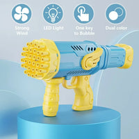 32 Holes Angel Lighting Bubble Gun