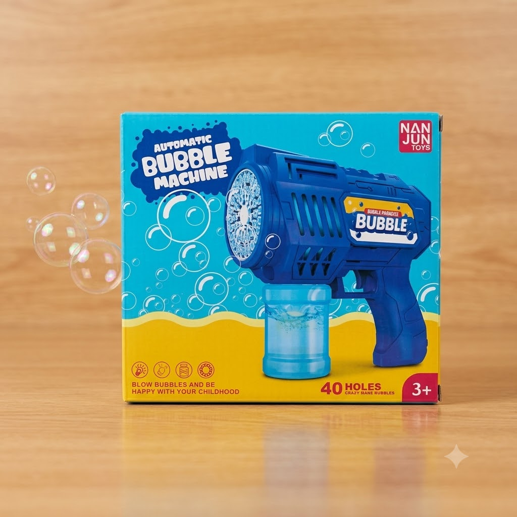 40 Holes Rocket Bubble Machine