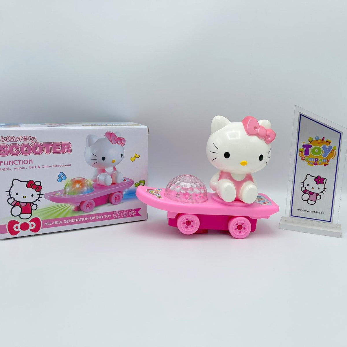 Hello Kitty on Skate Board