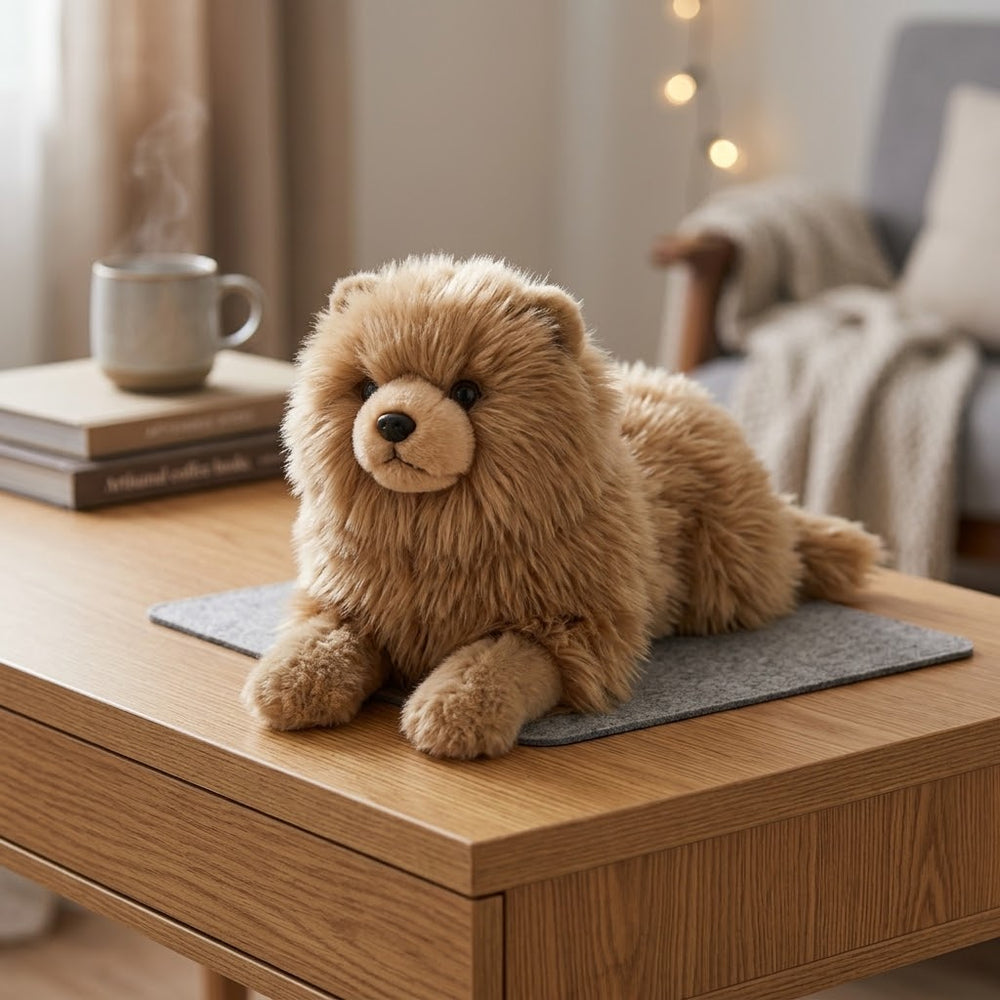40cm Premium Chow Chow Plush Dog Toy