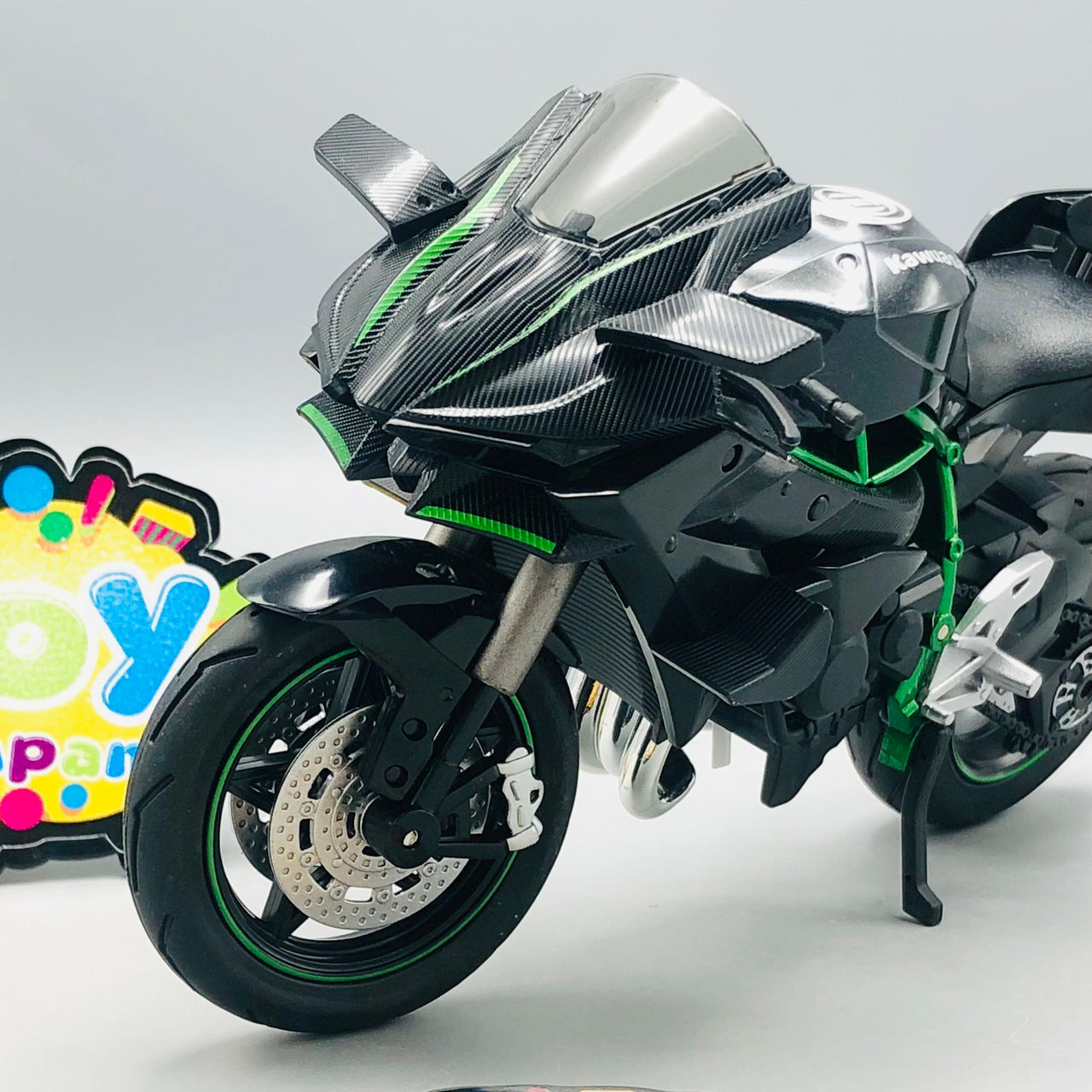 1:9 Diecast Kawasaki Ninja H2R Bike Model