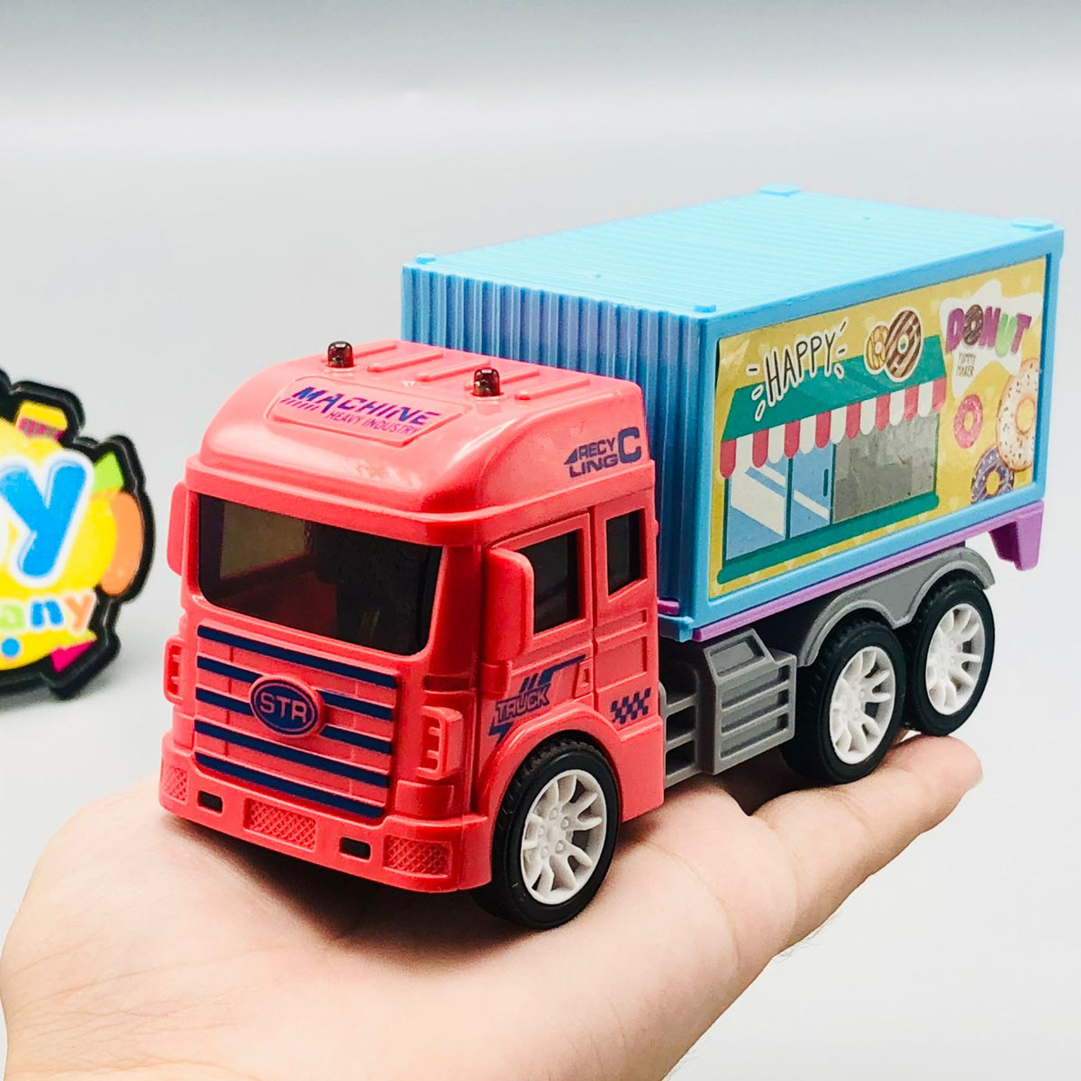 1Pc ABS Inertial Fun Dessert & Fast Food Selling Car Toy - Assortment