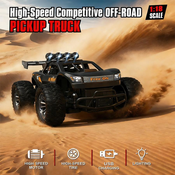 40km/h RC 1:18 High Speed Off-Road Truck