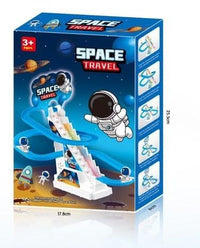 Electric Astronaut Slide Racing Track Set With Lights & Music