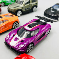 20Pcs Hot Wheels Diecast Mini Inertial Cars Set