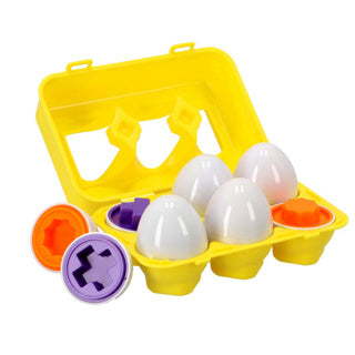 6Pcs Match Smart Egg Puzzle Toy