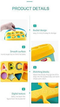 Huanger Baby's First Blocks With Basket