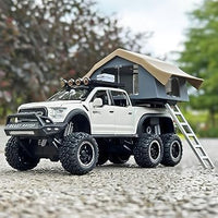 1:24 Diecast Ford Raptor F150 Camping Truck