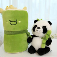 8* Inches Cute Stuff Bamboo Panda Pillow