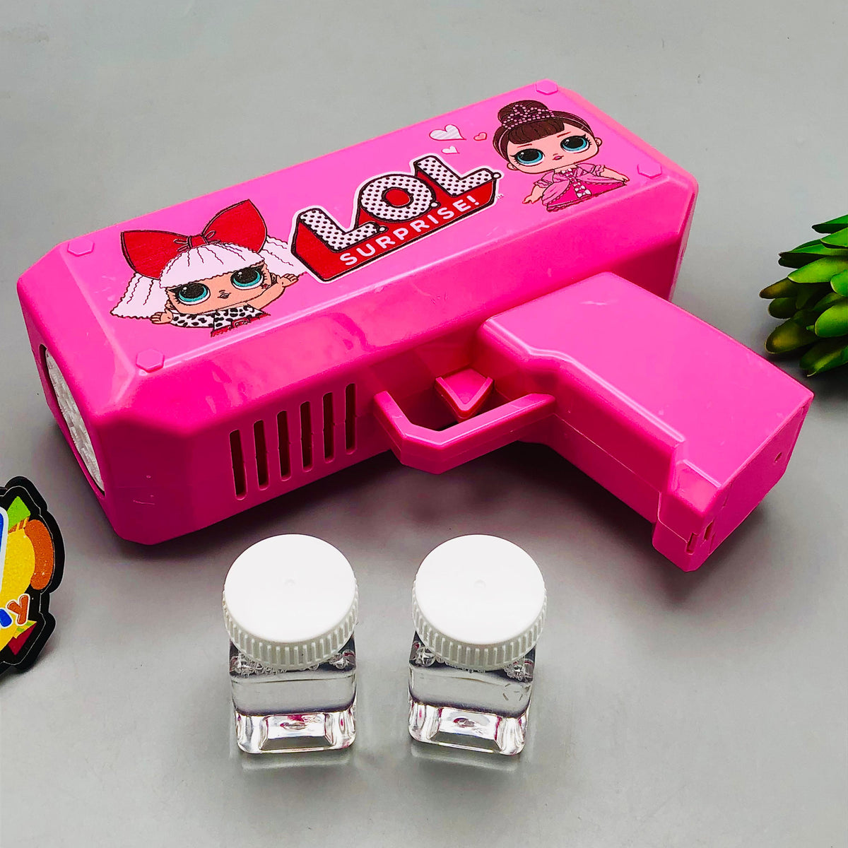 L.O.L Surprise Battery Operated Colorful Bubble Gun