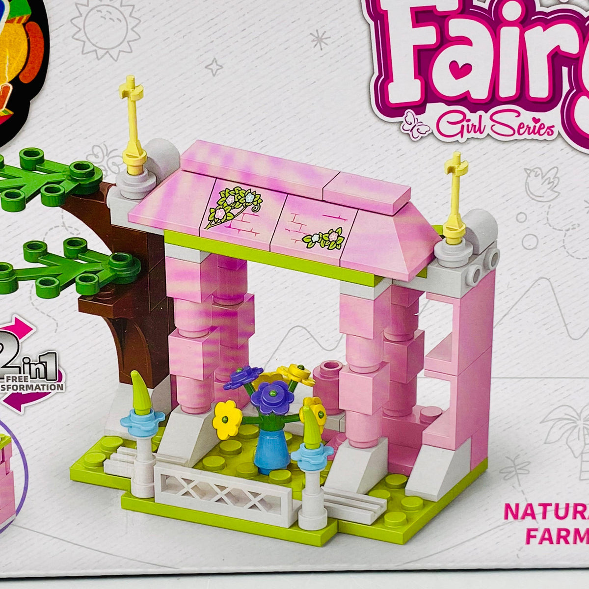 DIY 2in1 Fairy Natural Farm Building Blocks - 80Pcs