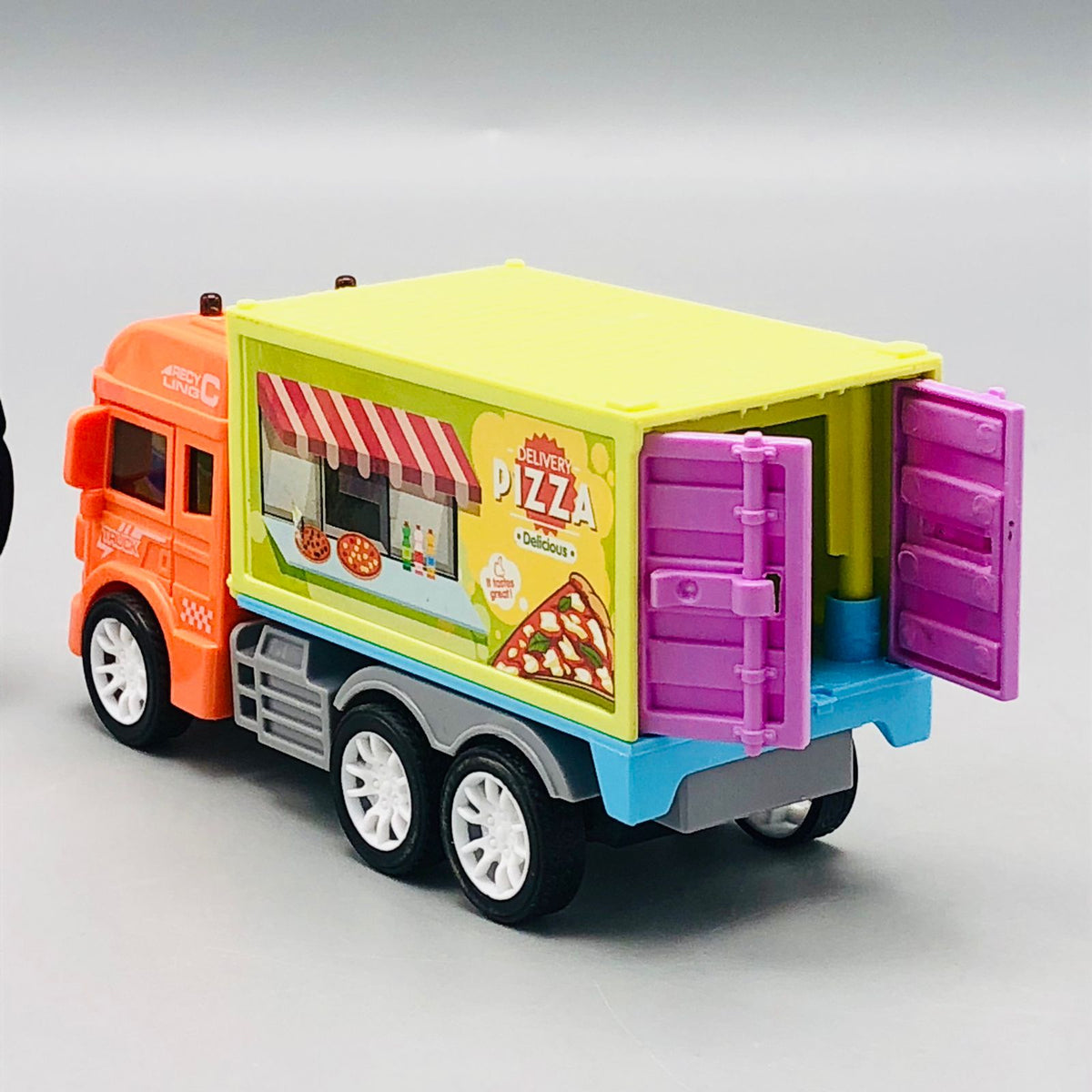 1Pc ABS Inertial Fun Dessert & Fast Food Selling Car Toy - Assortment