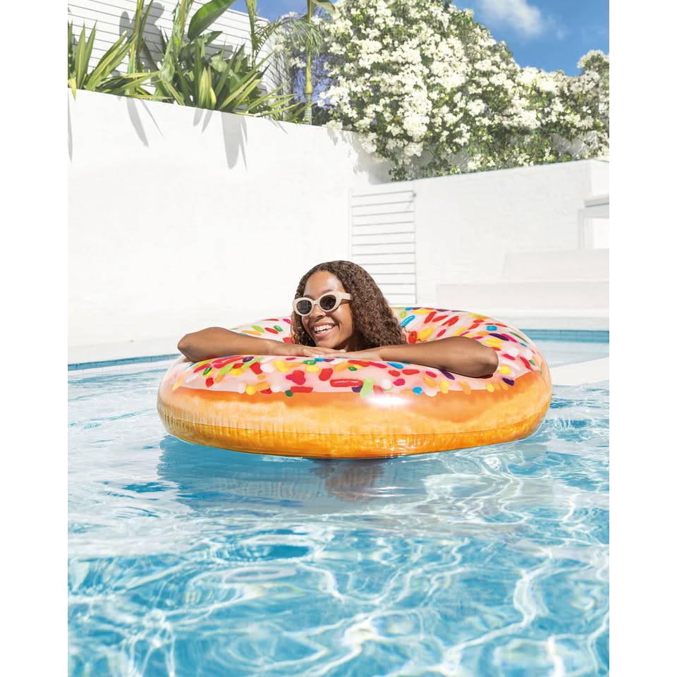 INTEX Sprinkle Donut Inflatable Pool Swim Tube 39" x 10"
