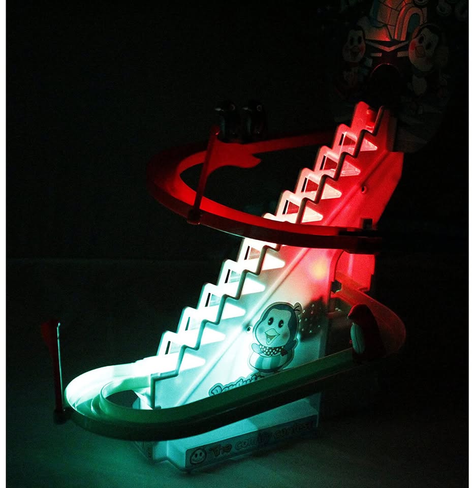 Penguin Racing Slide Track Set-Go with Sounds