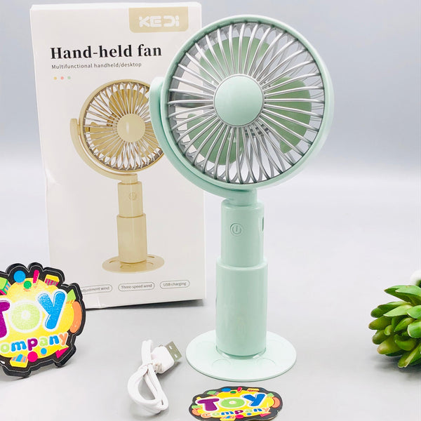 8" Rechargeable Movable Head Tabletop Cooling Fan