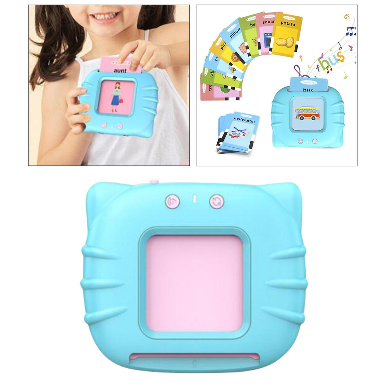 Rechargeable Flash card Reader Toddler Toy